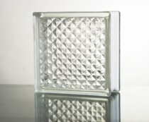 Glass brick partition wall living room entrance toilet background wall hollow flower Plaid glass brick glass brick