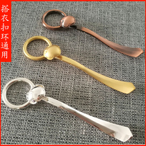 High-end Ancestral Ruyi Kesai Hooks Hooks Hooks Pure Bronze Hooks Hooks Hooks Mans Hooks Seven Coats Wenge