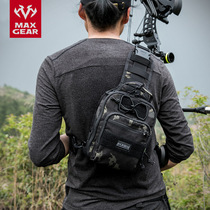 Magazine Printing Fish Outdoor Tactical Brrack Men Multi-functional Army Slip Shoulder Bag Bag