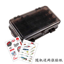 Plastic Road Subbait Case Flip-side Portable Outdoor Fishing Accessories Tool Bifacial Containing Box