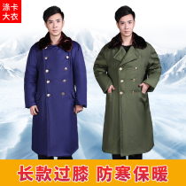 Long thickened military cotton coat male winter cold storage cold protection clothing warm military green labor insurance Anbei cotton clothing big cotton padded jacket