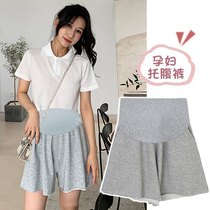 Pregnant women pants summer loose thin wear casual wide leg pants summer sweatpants pregnant women shorts women Summer