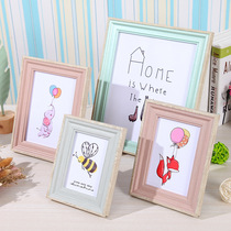 Modern creative photo frame table 5 inch 6 inch 7 inch 8 inch 10 inch A4 simple childrens photo frame photo frame hanging wall frame
