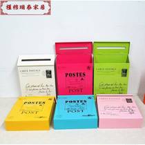 Love box voting Service creative customer opinion box small stainless steel complaint suggestion box cute hanging wall Outdoor
