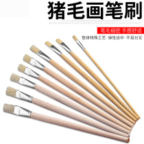 Pig hair brush brush industrial oil oil brush brush paint pens gouache tools watercolor pen student paint pen