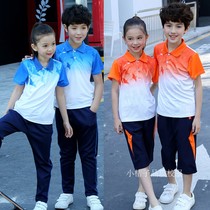 Junior high school students Primary school uniform set blue and white Games admission ceremony opening ceremony clothing 15th and 6th grade class clothing