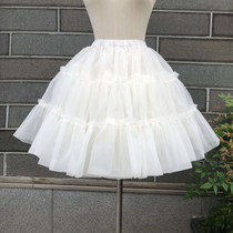 Spring and summer lolita cosplay daily support glass gauze organza petticoat skirt lolita skirt