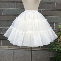 Spring and summer lolita cosplay daily support glass gauze organza petticoat skirt lolita skirt