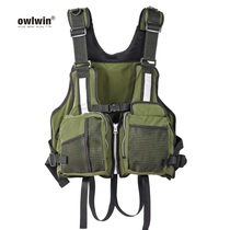 Luya adult life jacket boat fishing vest fishing vest floating clothes with cross belt Mermaid