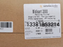 Sartorius Sartorius Midisart-2000 Sterile Ventilation air Online Filter 17805-G