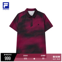 FILA ATHLETICS File Mens short sleeve POLO shirt 2022 Spring new sport Golf