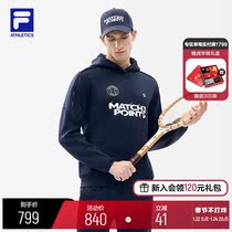 FILA FILA Official Men's Wear Spring 2022 New Leisure Sports Hooded Pullover