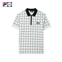 FILA Fiele official mens short-sleeved polo shirt autumn 2021 New striped fashion wild top