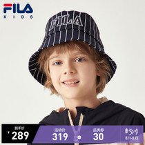 FILA KIDS FILA childrens clothing childrens fisherman hat 2021 autumn new middle and large childrens fashion sports sun hat