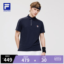 FILA ATHLETICS FILA Mens Short Sleeve Polo Shirt 2021 Fall New Fashion Half Sleeve Men