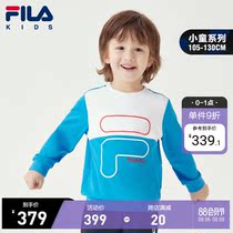 FILA KIDS FILA childrens clothing boys pullover 2021 autumn new childrens childrens foreign style top sweater