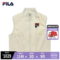 FILA Phila Fiele official womens woven vest 2021 Winter new casual fashion woven vest jacket