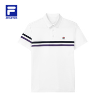FILA ATHLETICS FILA men polo shirt autumn 2021 new tennis short sleeve top