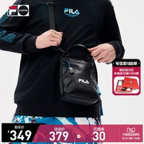  FILA FUSION FILA tide brand couple satchel 2021 new wrinkled PU leather portable shoulder bag mens and womens bags