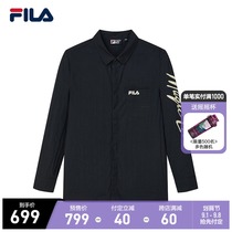 FILA Phila Fiele official Men woven top 2021 autumn new casual slim fashion shirt coat