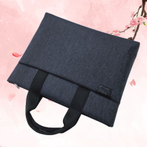 Simple work meeting document bag Hand bag A4 information canvas large capacity male lady business hand carrying briefcase