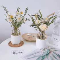 ins Nordic small Daisy eucalyptus rose eternal flower dried flower bouquet real flower air dried natural living room furnishings