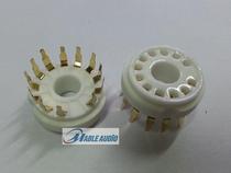 New ceramic 12-foot gold-plated foot tube socket GZC12-Y-G for 9MN8 8AC9 50CA10