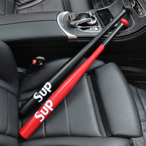 Tide brand baseball bat thickened and hard alloy steel rod Car self-defense weapon Self-defense weapon fighting iron stick club