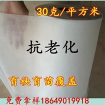 Non-woven agricultural rice seedlings cover seedling tray bottom use rice transplanter non-scattering flower cover vegetable factory direct sales