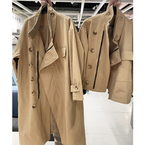 Wind clothes woman 2021 New spring and autumn season long section Han version Outline Shaped Loose Tooling High-end Big Brand Temperament Jacket