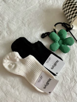 South Korea Boat Socks INS Pure Color Student Thread Brief Female Socks Non-slip Deodorant Low Silo Socks Spot
