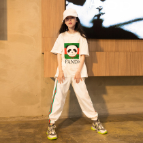 Rain Stars Rain & Rain Girl Suit Summer Slim 2022 Net Red Ocean Gas Sports Female Grand Scouts Short sleeves Leisure Two sets