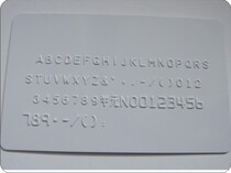 PVC printer typewriter convex printer