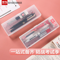 Morning light stationery Confucius Temple blessing limited examination set 0 5 Quick-drying gel pen coated card straight ruler set for students to take the college entrance examination and graduate school Civil servants special portable portable set