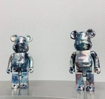 Bearbrick 400 100 PUSHEAD Marble fifth generation be@rbrick