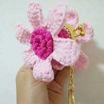 (Non-finished mail box) 5cm chamomile mini mouth gold bag crochet wool handmade doll illustration