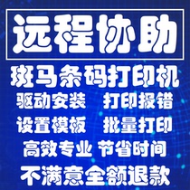 Zebrazebra driver printer GK888 GT800 820 105 ZT210 remote drive installation