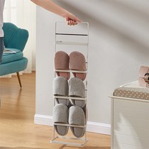Bathroom slippers drain rack floor-to-ceiling vertical multi-layer wrought iron dormitory economical slippers storage shelf