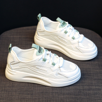 Comfortable and easy to wear the owners own style~white shoes for women in summer breathable explosion of wild Dad shoes net red increased