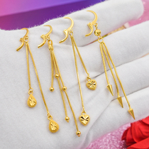 Earline women 2019 new tide gas profiles for a long time Fashion Stream Susak gold Pendant Imitation Gold for a long time