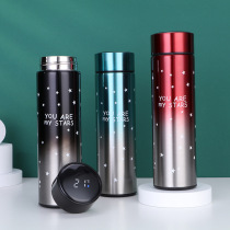 Smart thermos cup large capacity for men and women business high-end advertising Cup customized logo engraving small gifts