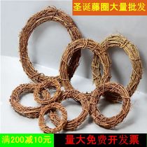 Tubovines ring vine ring Christmas flower ring Yongsheng Marriage Qing Kindergarten ring creation handmade dry flower ring diy decorative material