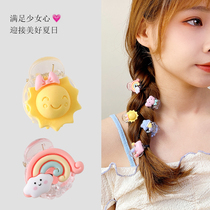Small grab clip summer hairclip cute Korean hair cartoon hair accessory clip girl claw clip Bangar clip forehead hair grab