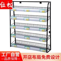 Supermarket chewing gum cabinet cashier small shelf Convenience store cashier front snack display rack can be suspended can be landed