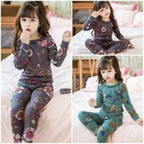 Girls thermal underwear set spring and autumn baby autumn clothes and autumn pants