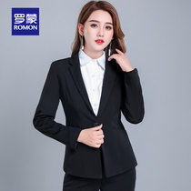 Ms Romon suit suit Autumn new slim professional decoration body thin business casual formal work clothes
