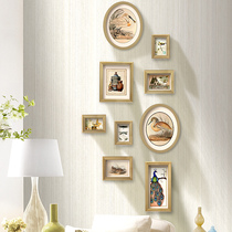 Vertical European photo wall combination Bedroom wall hanging decorative photo frame American photo wall Aisle corner small wall