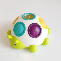 Baby fingernail beetle hole press toy exercise fingers flexibility baby eye coordination baby toy