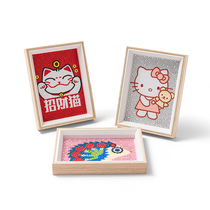 New childrens diamond painting DIY hand paste painting full of drill Primary School students materials girl toy puzzle