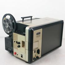  1980 Japan super 8mm film machine projector super with screen pure decoration old object failure
